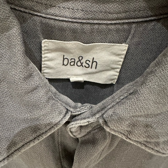 Ba&sh Grey Jean blouse - Picture 3 of 3